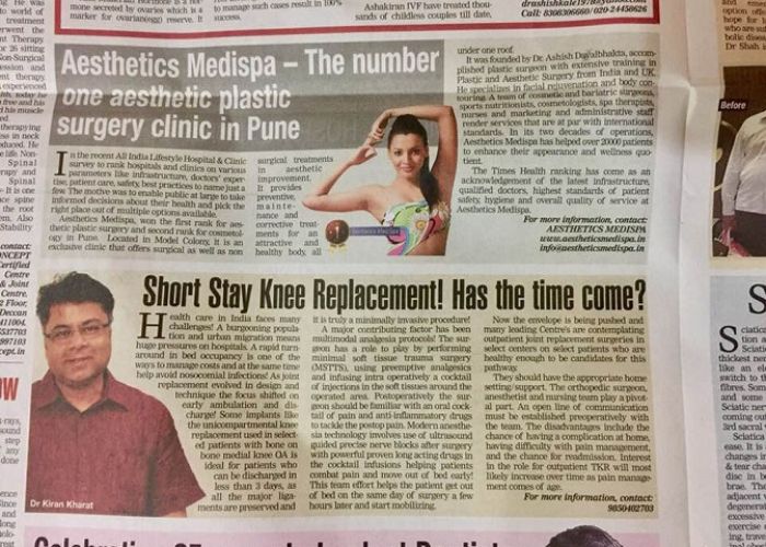 News-article-Aesthetics-Medispa-no.-one-plastic-surgery-clinic-in-Pune