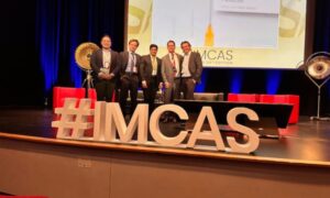 Dr. Ashish Davalbhakta with other faculties at IMCAS World Congress 2024